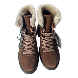 Boot Barn Cleo + Wolf Hiker Boots Women's Size 8.5 Brown Extra Laces New